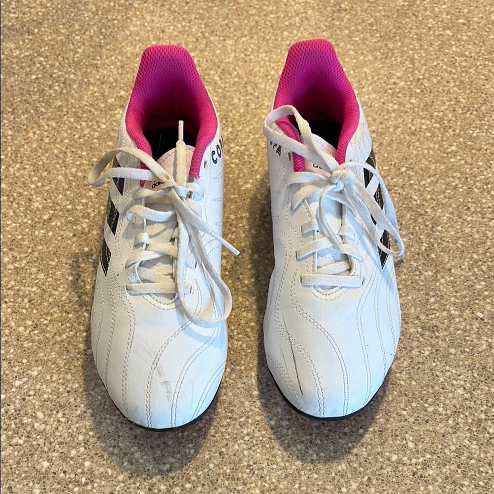 COPA Women's White and Pink Soccer Cleats